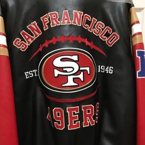 49ers Leather jacket